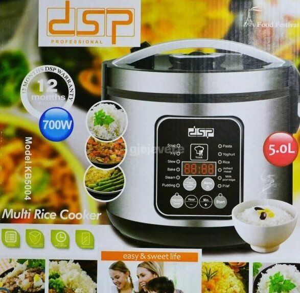DSP® Ηλεκτρικός Πολυμάγειρας Φουρνάκι με Ψηφιακή Όθονη 5L - 700W KB5004